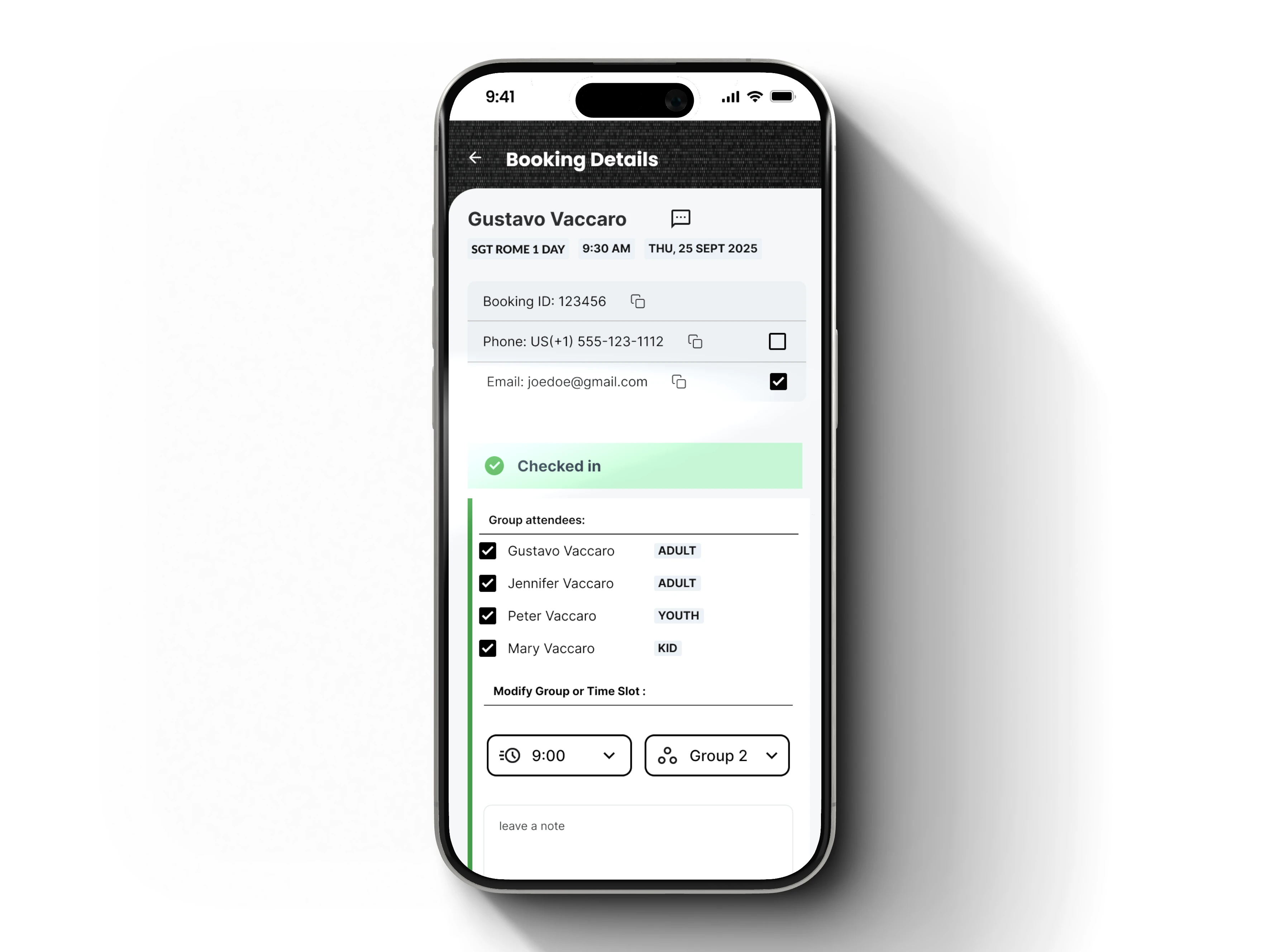 Chcek-In App